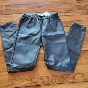 Michael Kors faux leather leggings